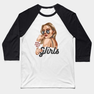 Busy Thinking About Girls Baseball T-Shirt